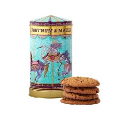 MINI MERRY GO ROUND MUSICAL BISCUIT TIN